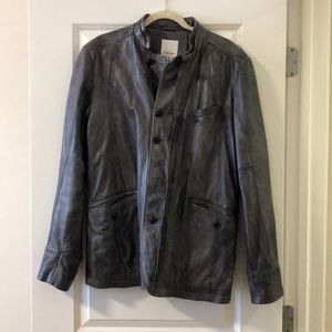 100% lamb leather jacket